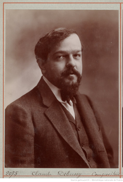 Claude Debussy (tirage de démonstration de l’Atelier Nadar, 1909) Debussy photographié par Nadar
