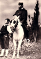 Charles Lavigerie &agrave; cheval en Syrie