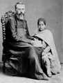 Charles Lavigerie avec un orphelin